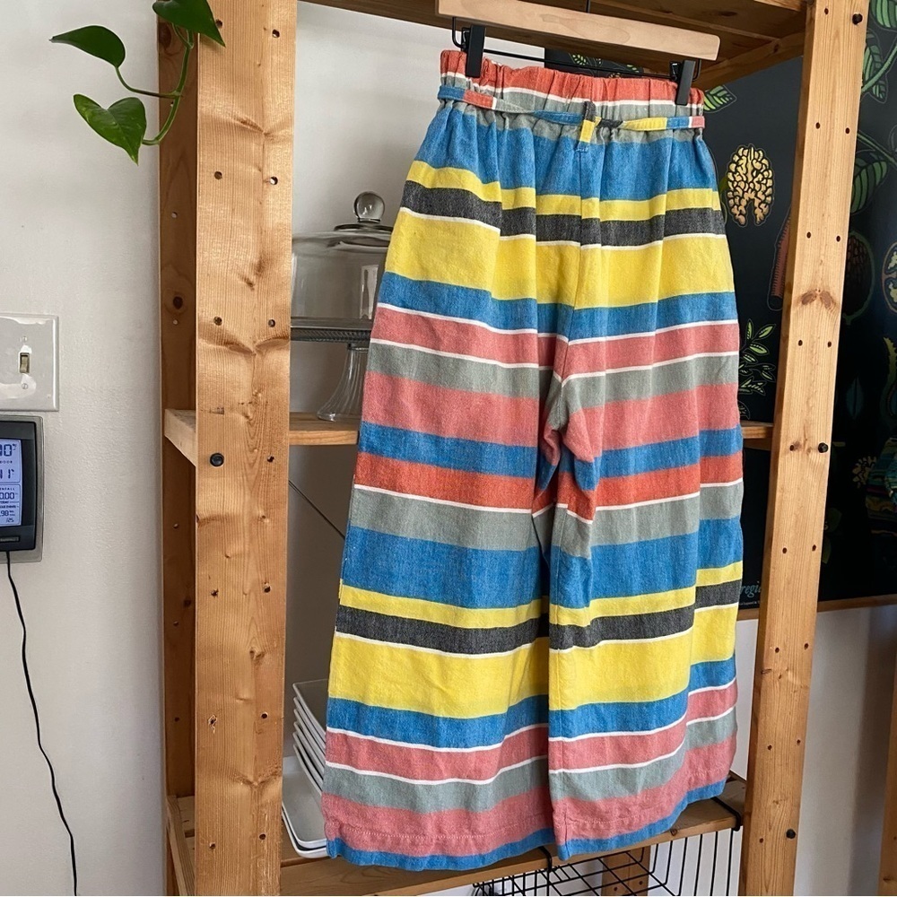 Proud Mary Colorful Stripe Wide Leg Playa Pant Medium - Picture 5 of 16